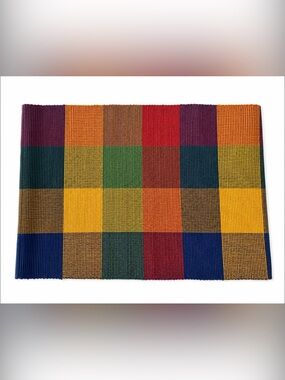 Simons Plaid Placemats Set of 2